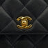 VINTAGE CHANEL MATELASSE CHAIN SHOULDER BAG BLACK CAVIAR SKIN GOLD HARDWARE 90324766