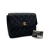 VINTAGE CHANEL MATELASSE CHAIN SHOULDER BAG BLACK CAVIAR SKIN GOLD HARDWARE 90324766