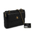 VINTAGE CHANEL MATELASSE CHAIN SHOULDER BAG BLACK CAVIAR SKIN GOLD HARDWARE 90330955