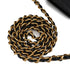 VINTAGE CHANEL MATELASSE CHAIN SHOULDER BAG BLACK CAVIAR SKIN GOLD HARDWARE 90331246