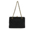 VINTAGE CHANEL MATELASSE CHAIN SHOULDER BAG BLACK CAVIAR SKIN GOLD HARDWARE 90335292