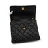 VINTAGE CHANEL MATELASSE CHAIN SHOULDER BAG BLACK CAVIAR SKIN GOLD HARDWARE 90340141