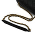 VINTAGE CHANEL MATELASSE CHAIN SHOULDER BAG BLACK CAVIAR SKIN GOLD HARDWARE 90340499