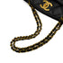 VINTAGE CHANEL MATELASSE CHAIN SHOULDER BAG BLACK CAVIAR SKIN GOLD HARDWARE 90348229