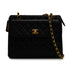 VINTAGE CHANEL MATELASSE CHAIN SHOULDER BAG BLACK CAVIAR SKIN GOLD HARDWARE 90348506