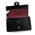 VINTAGE CHANEL MATELASSE CHAIN SHOULDER BAG BLACK LAMB SKIN GOLD HARDWARE 90313868
