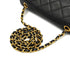 VINTAGE CHANEL MATELASSE CHAIN SHOULDER BAG BLACK LAMB SKIN GOLD HARDWARE 90320185