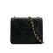 VINTAGE CHANEL MATELASSE CHAIN SHOULDER BAG BLACK LAMB SKIN GOLD HARDWARE 90321158