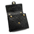 VINTAGE CHANEL MATELASSE CHAIN SHOULDER BAG BLACK LAMB SKIN GOLD HARDWARE 90330703