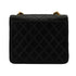 VINTAGE CHANEL MATELASSE CHAIN SHOULDER BAG BLACK LAMB SKIN GOLD HARDWARE 90337293