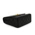 VINTAGE CHANEL MATELASSE CHAIN SHOULDER BAG BLACK LAMB SKIN GOLD HARDWARE 90337293