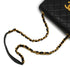 VINTAGE CHANEL MATELASSE CHAIN SHOULDER BAG BLACK LAMB SKIN GOLD HARDWARE 90337293