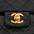 VINTAGE CHANEL MATELASSE CHAIN SHOULDER BAG BLACK LAMB SKIN GOLD HARDWARE 90338353