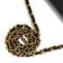 VINTAGE CHANEL MATELASSE CHAIN SHOULDER BAG BLACK LAMB SKIN GOLD HARDWARE 90338353