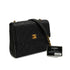 VINTAGE CHANEL MATELASSE CHAIN SHOULDER BAG BLACK LAMB SKIN GOLD HARDWARE 90339971