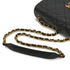 VINTAGE CHANEL MATELASSE CHAIN SHOULDER BAG BLACK LAMB SKIN GOLD HARDWARE 90339971