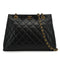 VINTAGE CHANEL MATELASSE CHAIN SHOULDER BAG BLACK LAMB SKIN GOLD HARDWARE 90340150