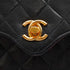 VINTAGE CHANEL MATELASSE MINI CHAIN SHOULDER BAG BLACK LAMB SKIN GOLD HARDWARE 90340459