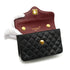 VINTAGE CHANEL MATELASSE MINI CHAIN SHOULDER BAG BLACK LAMB SKIN GOLD HARDWARE 90340459