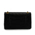 VINTAGE CHANEL MATELASSE CHAIN SHOULDER BAG BLACK LAMB SKIN GOLD HARDWARE 90340903