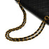 VINTAGE CHANEL MATELASSE CHAIN SHOULDER BAG BLACK LAMB SKIN GOLD HARDWARE 90340903