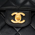VINTAGE CHANEL MATELASSE CHAIN SHOULDER BAG BLACK LAMB SKIN GOLD HARDWARE 90342580