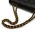VINTAGE CHANEL MATELASSE CHAIN SHOULDER BAG BLACK LAMB SKIN GOLD HARDWARE 90342580