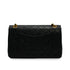 VINTAGE CHANEL MATELASSE CHAIN SHOULDER BAG BLACK LAMB SKIN GOLD HARDWARE 90342727