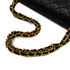 VINTAGE CHANEL MATELASSE CHAIN SHOULDER BAG BLACK LAMB SKIN GOLD HARDWARE 90342727