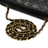 VINTAGE CHANEL MATELASSE CHAIN SHOULDER BAG BLACK LAMB SKIN GOLD HARDWARE 90344379