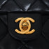 VINTAGE CHANEL MATELASSE CHAIN SHOULDER BAG BLACK LAMB SKIN GOLD HARDWARE 90348242