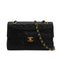 VINTAGE CHANEL MATELASSE CHAIN SHOULDER BAG BLACK LAMB SKIN GOLD HARDWARE 90348521