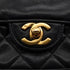 VINTAGE CHANEL MATELASSE CHAIN SHOULDER BAG BLACK LAMB SKIN GOLD HARDWARE 90348521