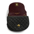 VINTAGE CHANEL MATELASSE CHAIN SHOULDER BAG BLACK LAMB SKIN GOLD HARDWARE 90349835