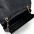 VINTAGE CHANEL MATELASSE CHAIN SHOULDER BAG BLACK LAMB SKIN GOLD HARDWARE 90316996
