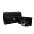 VINTAGE CHANEL MATELASSE CHAIN SHOULDER BAG BLACK LAMB SKIN GOLD HARDWARE 90324826