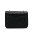 VINTAGE CHANEL MATELASSE CHAIN SHOULDER BAG BLACK LAMB SKIN GOLD HARDWARE 90326745