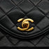 VINTAGE CHANEL MATELASSE CHAIN SHOULDER BAG BLACK LAMB SKIN GOLD HARDWARE 90326745