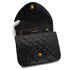 VINTAGE CHANEL MATELASSE CHAIN SHOULDER BAG BLACK LAMB SKIN GOLD HARDWARE 90326745