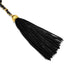 VINTAGE CHANEL MATELASSE CHAIN SHOULDER BAG BLACK SUEDE FRINGE GOLD HARDWARE 90314323