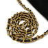 VINTAGE CHANEL MATELASSE COCOMARK CHAIN SHOULDER BAG BLACK SUEDE GOLD HARDWARE 90328714