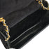 VINTAGE CHANEL MATELASSE COCOMARK CHAIN SHOULDER BAG BLACK SUEDE GOLD HARDWARE 90328714