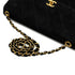 VINTAGE CHANEL MATELASSE CHAIN SHOULDER BAG BLACK SUEDE GOLD HARDWARE 9034449