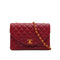 VINTAGE CHANEL MATELASSE CHAIN SHOULDER BAG BORDEAUX LAMB SKIN GOLD HARDWARE 90338306