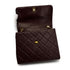 VINTAGE CHANEL MATELASSE CHAIN SHOULDER BAG BROWN LAMB SKIN GOLD HARDWARE 90314779