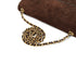 VINTAGE CHANEL MATELASSE CHAIN SHOULDER BAG BROWN SUEDE GOLD HARDWARE 90335596