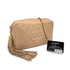 VINTAGE CHANEL MATELASSE CHAIN SHOULDER BAG FRINGE BEIGE LAMB SKIN GOLD HARDWARE 90313329