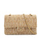 VINTAGE CHANEL MATELASSE CHAIN SHOULDER BAG GOLD YELLOW TWEED GOLD HARDWARE 90322175