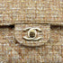 VINTAGE CHANEL MATELASSE CHAIN SHOULDER BAG GOLD YELLOW TWEED GOLD HARDWARE 90322175