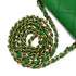 VINTAGE CHANEL MATELASSE CHAIN SHOULDER BAG GREEN CAVIAR SKIN GOLD HARDWARE 90330697